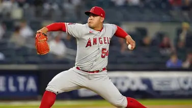 MLB: José Suárez se alzó con su primera victoria de la temporada MLB: José Suárez se alzó con su primera victoria de la temporada