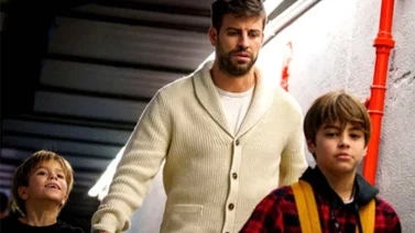 Revelan primeras imágenes de Piqué junto a sus hijos en Miami