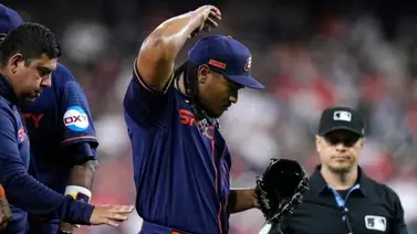MLB: Luis García espera un resultado positivo tras su lesión frente a los Gigantes de San Francisco MLB: Luis García espera un resultado positivo tras su lesión frente a los Gigantes de San Francisco