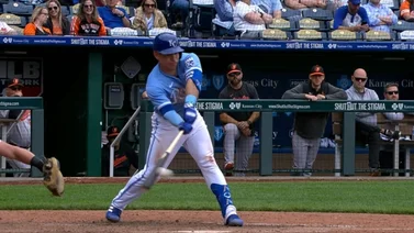 MLB: Así fue el estratosférico jonrón de Freddy Fermín (+Vídeo)