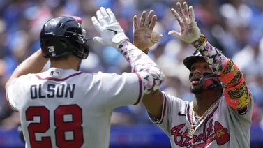 MLB: ¡Impresionante! Ronald Acuña Jr. celebra el día de las madres con un soberbio cuadrangular (+VIDEO)