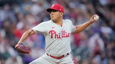 Ranger Suárez a su primera salida este año en el Citizens Bank Park
