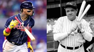 MLB: Ronald Acuña Jr. con ritmo para emular marca histórica de Babe Ruth