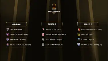 ¿Quiénes debutan en la primera fecha de la Copa Libertadores Futsal? ¿Quiénes debutan en la primera fecha de la Copa Libertadores Futsal?