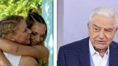 Don Francisco rompe el silencio y le da hasta con el tobo a los que critican a su nieta por casarse con otra mujer