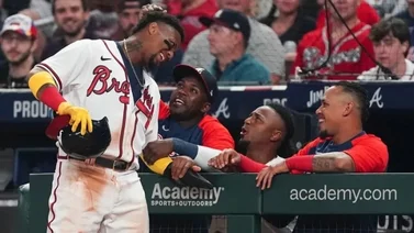 MLB: ¡Nadie lo detiene! Ronald Acuña Jr. suma otro robo a su historial (+Video)