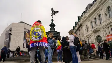 Champions League: Real Madrid y sus miles de fanáticos en Londres (+Video) Champions League: Real Madrid y sus miles de fanáticos en Londres (+Video)