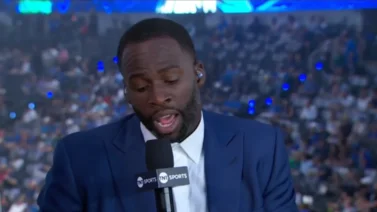 NBA: ¡Increíble! Draymond Green sorprende a todos con su presencia en la Final de la Champions League