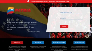 Sistema Patria: Inició entrega de este megabono de $40