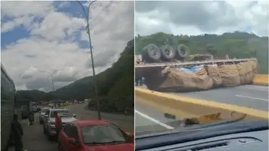 Volcamiento en la Autopista Regional del Centro genera restricción del tránsito Volcamiento en la Autopista Regional del Centro genera restricción del tránsito