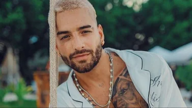 Maluma se dejó ver semidesnudo en su más reciente fotografía