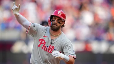 MLB: Bryce Harper conecta el primer jonrón de la Serie de Londres 2024 (+Video)