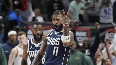 NBA: ¡Bienvenidos al show! Kyrie Irving consigue una acrobática canasta para dejar a Dallas con la ventaja (+Video) NBA: ¡Bienvenidos al show! Kyrie Irving consigue una acrobática canasta para dejar a Dallas con la ventaja (+Video)