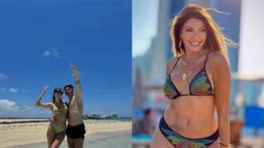 Catherine Fulop suelta prenda del trajecito que utilizará en la boda de su hija con el futbolista Paulo Dybala
