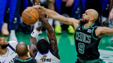 NBA: ¡Acceso denegado! Derrick White bloqueó la volcada de Dereck Lively II en el último cuarto (+Video)