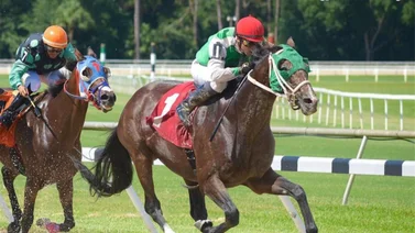 Jockey venezolano duplica este martes y mantiene el liderato de la estadística en este hipódromo