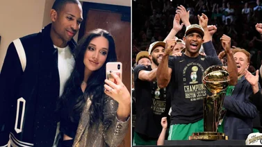 Amelia Vega, Miss Universo 2003 celebra el triunfo de su esposo AI Horford con los Boston Celtics