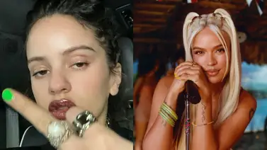 Rosalía se desquita con Karol G por el "plagio" a Despechá Rosalía se desquita con Karol G por el "plagio" a Despechá