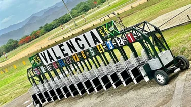 Este es el primer retirado de la reunión 13 en el Hipódromo de Valencia 