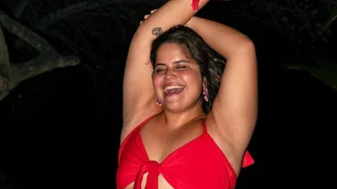 ¡Puro sabor! Anaís Duarte la Chica del Oso rompe con los estereotipos en el desfile de Giovanni Scutaro (+Video)