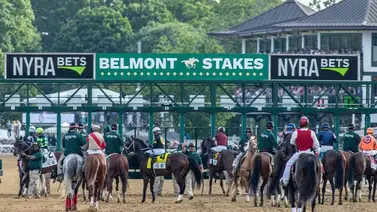 Mira la increíble suma de dinero que se apostó hoy en el Belmont Stakes Day Mira la increíble suma de dinero que se apostó hoy en el Belmont Stakes Day