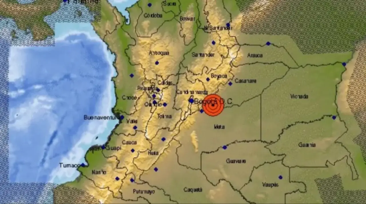 Sismo en Colombia