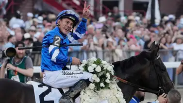 Victoria de Junior Alvarado en el Belmont Stakes impone récord de audiencia en Estados Unidos Victoria de Junior Alvarado en el Belmont Stakes impone récord de audiencia en Estados Unidos