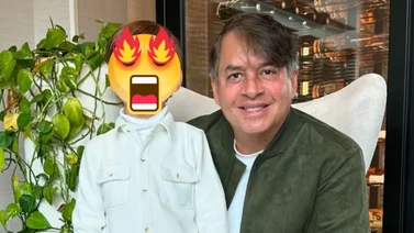 Daniel Sarcos presume el gran parecido de su hijo con Luis Miguel 