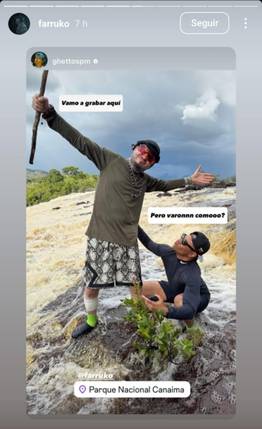 Farruko en Venezuela visita a la comunidad Pemón en Canaima 