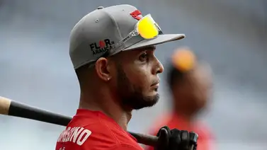 Ángel Reyes emite sus primeras palabras como miembro de Navegantes del Magallanes Ángel Reyes emite sus primeras palabras como miembro de Navegantes del Magallanes