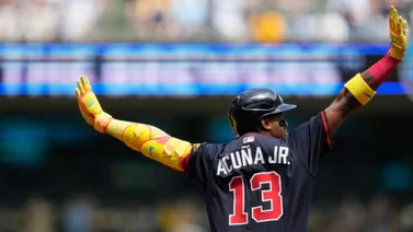 MLB: Ronald Acuña Jr. sacudió el séptimo bambinazo de la temporada (+Video)