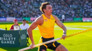 Sin límites: Duplantis eleva el récord del mundo en salto con pértiga (+Video)