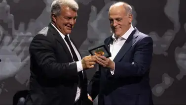 Tebas envía fuerte mensaje al Barcelona Tebas envía fuerte mensaje al Barcelona