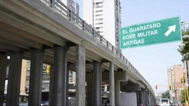 Cierre parcial en la avenida San Martín de Caracas