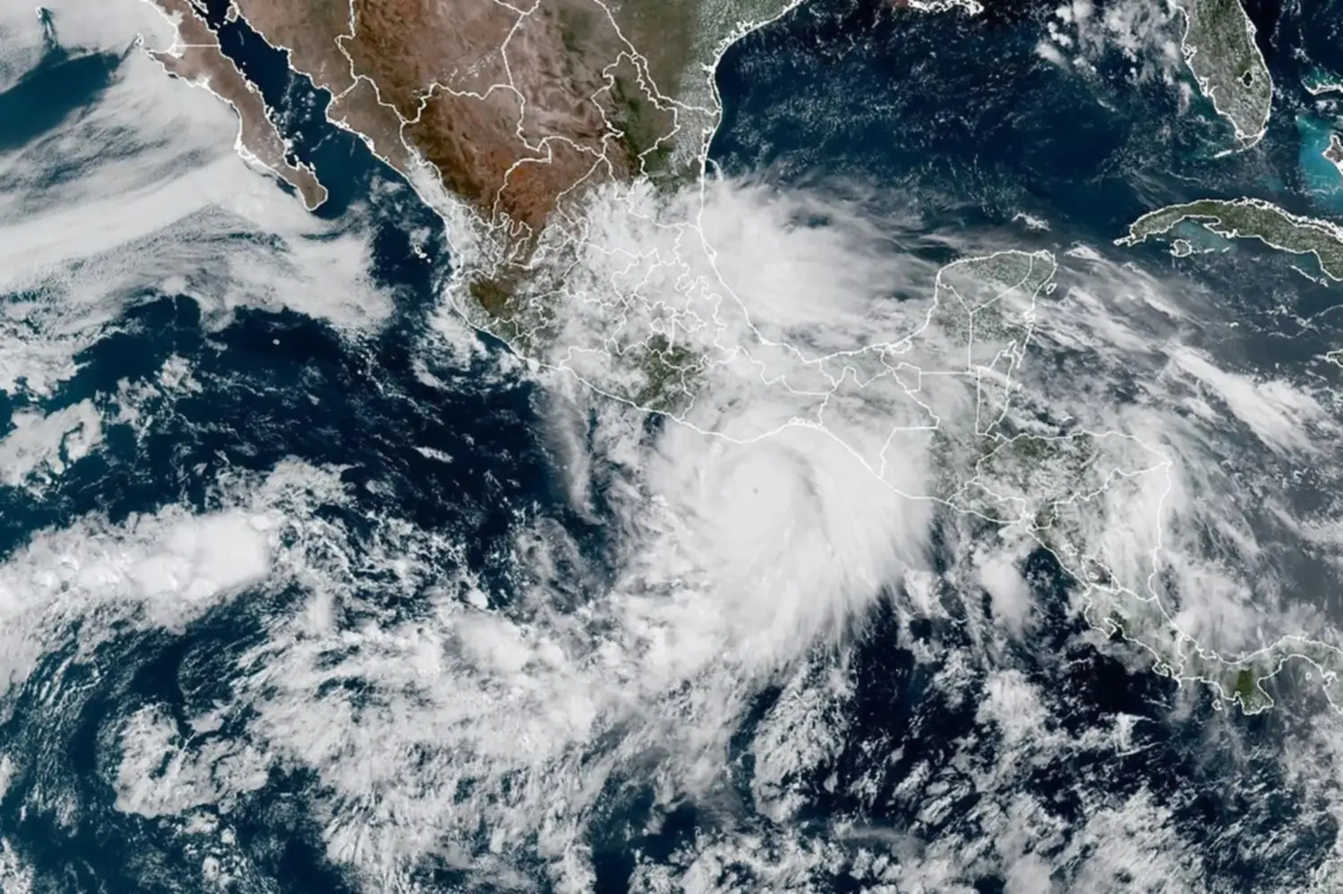 Huracán Erick Mexico