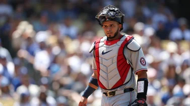 MLB: Keibert Ruíz es colocado en lista de lesionados tras ser impactado por un foul  (+Detalles)