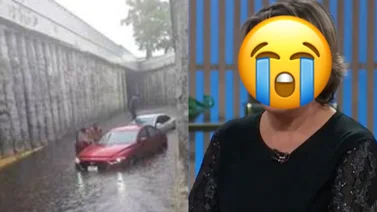Actriz de telenovelas lloró al quedar atrapada en una inundación: "Mucho miedo" 