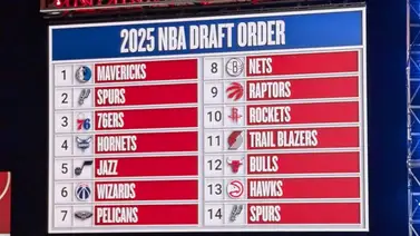 Así quedó la primera ronda del Draft de la NBA 2025 Así quedó la primera ronda del Draft de la NBA 2025