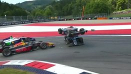 Impresionante accidente en la Fórmula 2 durante el Gran Premio de Austria- Impresionante accidente en la Fórmula 2 durante el Gran Premio de Austria
