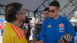 Fin a la polémica: James promete su camiseta a la hija del presidente Petro