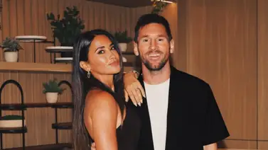 El sensual bikini que llevó la esposa de Lionel Messi en la piscina El sensual bikini que llevó la esposa de Lionel Messi en la piscina