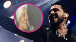 Christian Nodal enciende las redes con fogoso beso a una abuelita