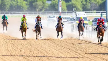 Jockeys venezolanos consiguen Hat-Trick en este hipódromo en Estados Unidos Jockeys venezolanos consiguen Hat-Trick en este hipódromo en Estados Unidos