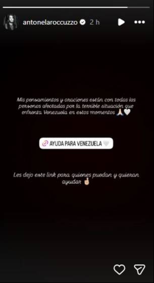 Esposa de Lionel Messi crea campaña para apoyar a Venezuela y ya supera el millón de dólares
