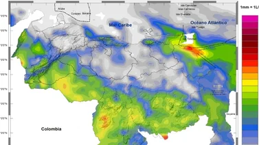 INAMEH alerta a la población venezolana a fuertes precipitaciones este domingo 11 de junio