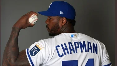 MLB: Aroldis Chapman y una marca única en los Reales de Kansas City