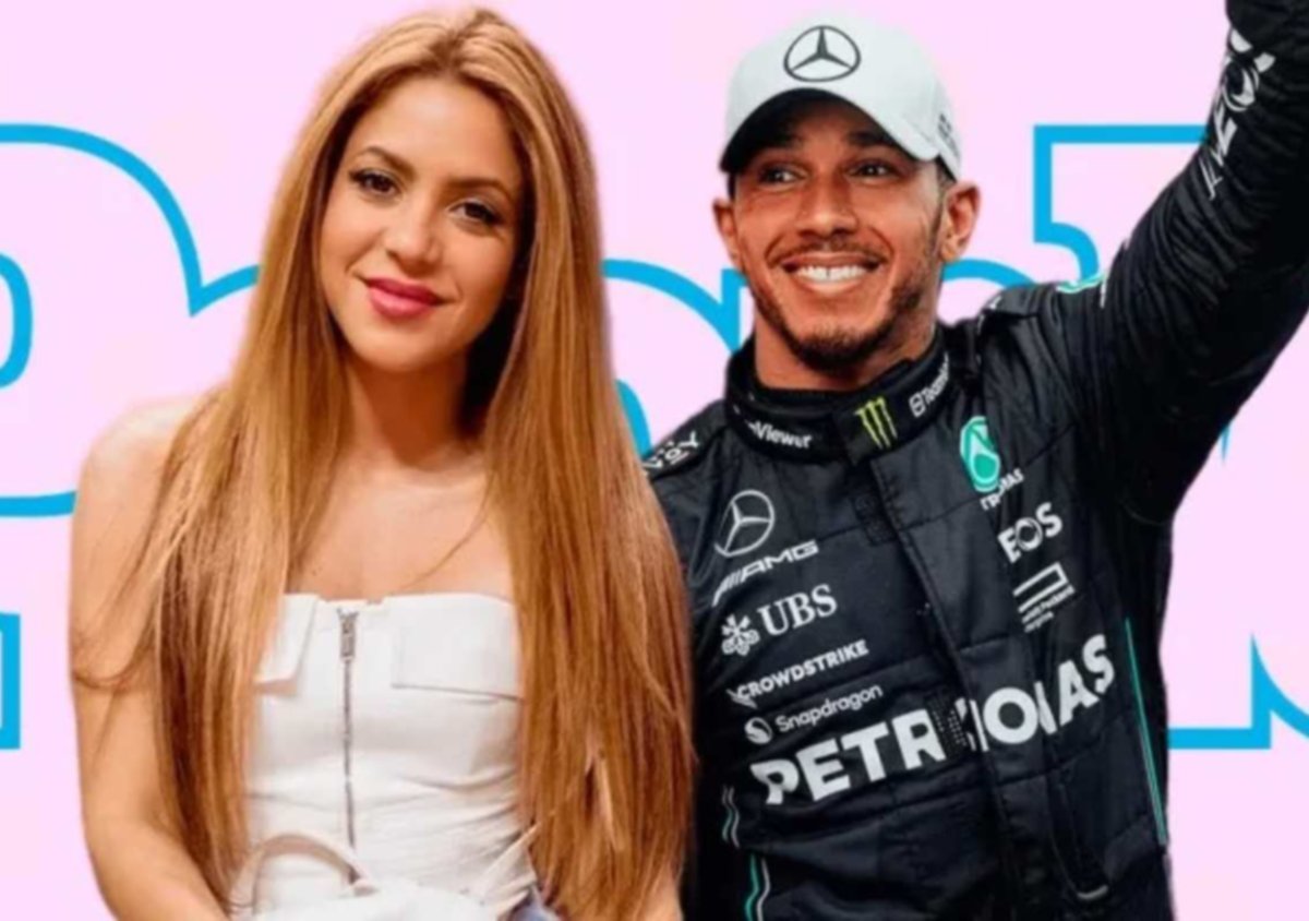 Este famoso piloto habría sido el "cupido" entre Shakira y Lewis Hamilton