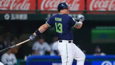 José Osuna llegó a 10 jonrones en Japón y lidera a los latinos en este departamento (+Video)