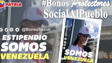 Ahora es el turno del Bono Estipendio Somos Venezuela por el Sistema Patria