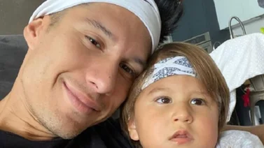 Chyno Miranda logró reencontrarse con su pequeño Lucca para celebrar el Día del Padre (+Video)